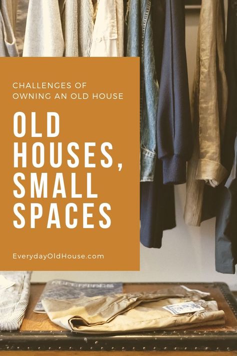 No Closets In House, House With No Closets, Old Closet Organization Ideas, Clothing Storage Tiny House, Maximizing Small Closet Space, How To Utilize Small Closet Space, Old Home Closet Remodel, Small House No Closets, Old House Closet Ideas