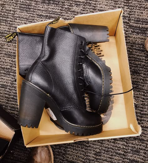 They say money can’t buy happiness but it bought me these beautiful black heeled Doc Martens #booties #heels #heeled #boots Doc Martens Heeled Boots, Doc Martin Heels, Doc Marten Heels, Heeled Doc Martens, Heel Doc Martens, Doc Martens Heels, Boots Doc Martens, Platform Doc Martens, Red Doc Martens