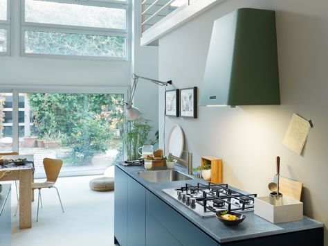 Cooker hoods just got attitude – these 6 colourful finishes are 2020's hottest kitchen revamp trend | Real Homes Kitchen Cooker Hood, Rehab House, Latest Decorating Trends, Kitchen Cooker, Sage Green Kitchen, Budget Kitchen Remodel, Kitchen Design Color, Kitchen Decorating Ideas, Wall Decor Kitchen