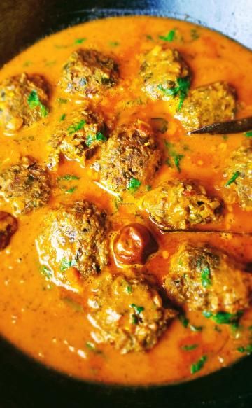 Palak Kofta Recipe, Kofta Curry Recipe, Meatloaf Burgers, Rice Pizza, Fry Rice, Curry Easy, Chickpea And Spinach Curry, Kofta Curry, Kofta Recipe