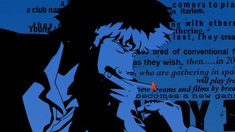 The Hidden Meaning In The Cowboy Bebop Anime's Opening Credits Cowboy Bebop Banner, Cowboy Bebop Opening, Cowboy Bebop Blue, Cowboy Bebop Wallpapers, Cowboy Bebop Faye, Cowboy Bebop Anime, Spike Spiegel, See You Space Cowboy, Space Cowboy