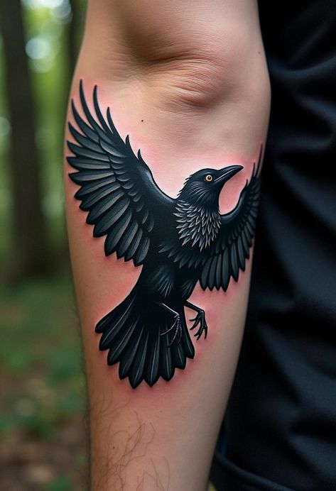 Raven Tattoo Ideas, Tattoo Ideas And Meanings, Raven Tattoos, Rat Tattoo, Spider Web Tattoo, Aztec Tattoos, Parent Tattoos, Reaper Tattoo, Clover Tattoos