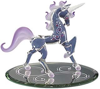 Amazon.com: cheap glass figurines Glass Unicorn, Unicorn Fairy, Unicorn Decor, Glass Creations, Unicorn Decorations, Decorating Shelves, How To Make Paint, Decor Figurines, Glass Figurines