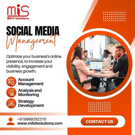 Elevate your brand with MIBITSOLUTIONS! 🚀 From SEO to social media management, we've got you covered. Let's grow together! 🌟 #digitalmarketingtips #seo #socialmediamarketing #webdevelopment #mibitsolutions #webdevelopment #softwaredevelopment Company Social Media, Campaign Management, Social Media Management Services, It Company, Media Planning, Social Media Marketing Agency, Best Digital Marketing Company, Social Media Services, Engaging Content