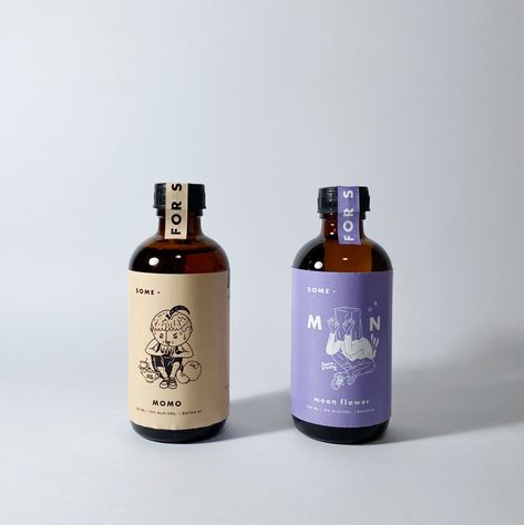 Some Young Has Bottled Cocktails & Playlists For All Your Moods | Tatler Philippines Cocktail Bottle Design, Coffee Bottle Design, Kombucha Design, Drink Hampers, Bottled Coffee, Cold Brew Packaging, Bottle Design Ideas, Bottled Cocktails, Drink Branding