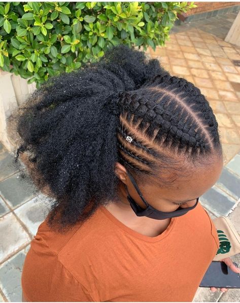 Natural Cornrow Hairstyles, Natural Hair Salons, Natural Hair Bun Styles, Natural Hair Stylists, Protective Hairstyles For Natural Hair, Braided Cornrow Hairstyles, Quick Braided Hairstyles, Pelo Afro, Protective Hairstyles Braids