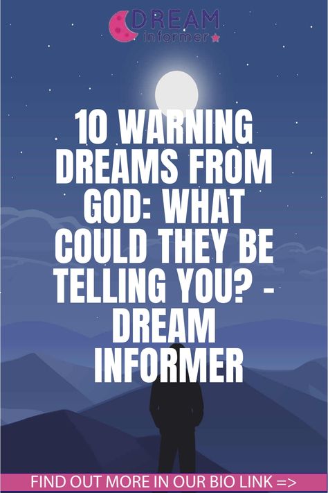 10 Warning Dreams From God: What Could They Be Telling You? - Dream Informer Dream Interpretation Symbols, What Dreams Mean, Interpretation Of Dreams, Types Of Dreams, Dream Symbols, Dream Meanings, Printable Checklist, Feeling Trapped, Dream Interpretation