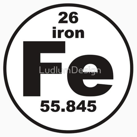 Fe - Iron Fe Iron, Periodic Table, Anatomy, It Works, Portfolio, For Sale, T Shirt, Beauty