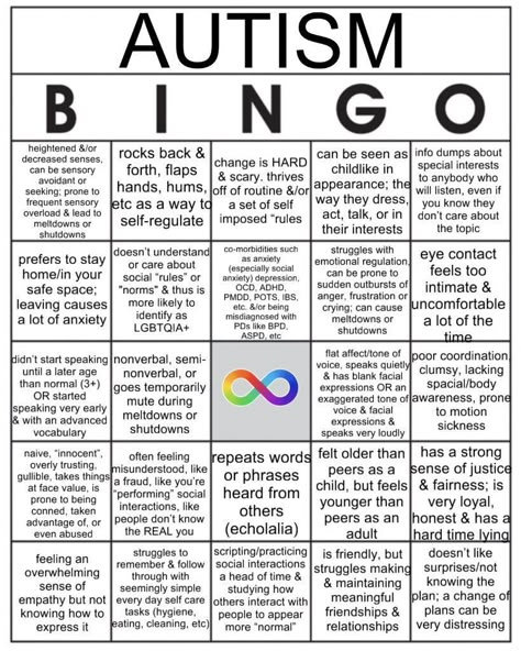 Bingo Template, Mental Health Facts, Spectrum Disorder, Mental And Emotional Health, Health Facts, Health Awareness, Emotional Health, Writing Tips, Writing Prompts