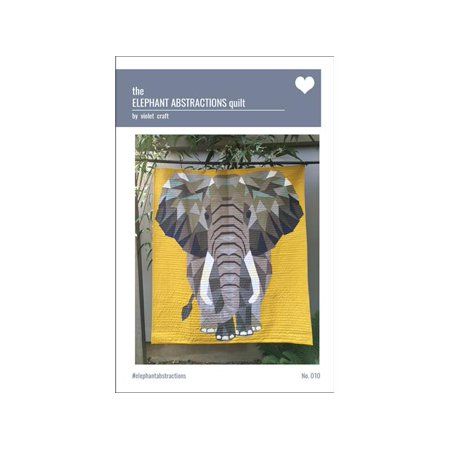 Violet Craft The Elephant Abstractions Quilt Ptrn, Multicolor Elephant Quilts Pattern, Violet Craft, Craft Office, Elephant Quilt, Wood Craft Patterns, Paper Pieced Quilt Patterns, Electric Quilt, Needlework Shops, Applique Quilt Patterns