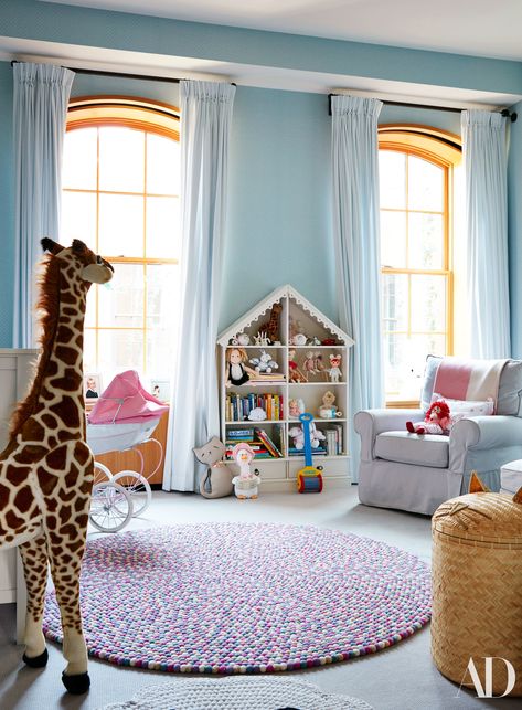 Go Inside James and Nicky Hilton Rothschild's Manhattan Home Photos | Architectural Digest New York Penthouse, Chic Nursery, Nicky Hilton, New York Homes, Playroom Design, Kids Room Inspiration, Ideas Hogar, Big Girl Rooms, Baby's Room