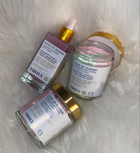 Truly Body Care, Truly Body Butter, Truly Products, Truly Beauty Products, Body Butter Aesthetic, Truly Aesthetic, Tiktok Products, Truly Beauty, Skin Tightening Cream