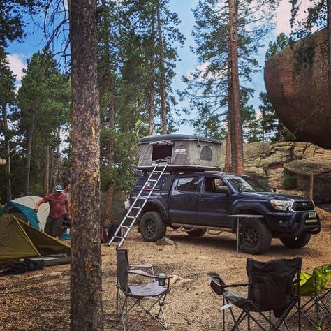 Best spot of the year not far from castle Rock Colorado #camping #hiking #outdoors #tent #outdoor #caravan #campsite #travel #fishing #survival #marmot https://bit.ly/2FYfMtP 4runner Rooftop Tent, Four Runner Camping, Tacoma Camping Setup, Rooftop Tent Aesthetic, 4runner Aesthetic, 4 Runner Camping, Toyota Bakkie, Camping 4runner, Crosstrek Mods