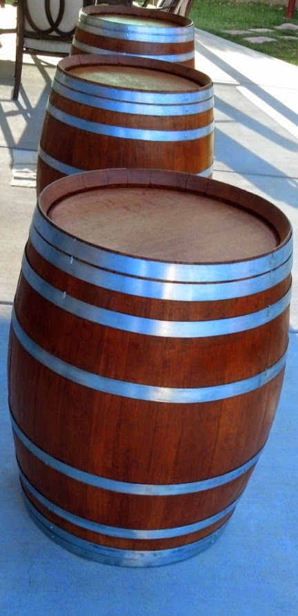 What’s old is new again Over time, we at Paso Wine Barrels have received many compliments on the beauty and quality of workmanship shown on our Decorative Wine Barrels. These accolades are greatly … Wedding Tables Decor, Wine Barrel Diy, Metal Wash Tub, Barrel Fire Pit, Wine Barrel Crafts, Wine Barrel Bar, Barrels Diy, Wine Barrel Table, Wooden Barrels