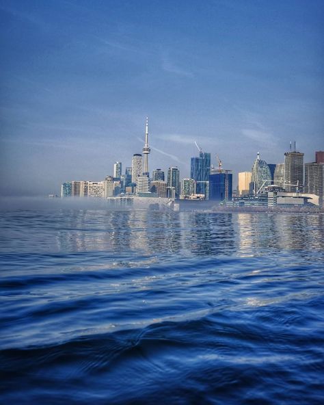 DJ Church on Instagram: “"Morning waves" - Polson Pier, Toronto . - Step 1. Go to Polson Pier. . Step 2. Ponder how many times you've shot the city from this exact…” I Am Canadian, Dog Sledding, First Nations, How Many, New York Skyline, North America, Toronto, The City, Dj