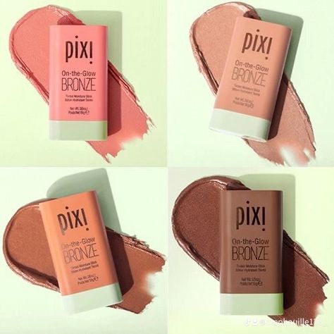 Pixi Stick Bronzer, Pixie Bronzer Stick, Pixi Bronzer Stick, Pixi Makeup Products, Pixi Bronzer, On The Glow Bronze, Bronzer Stick, Pixie Makeup, Preppy Makeup