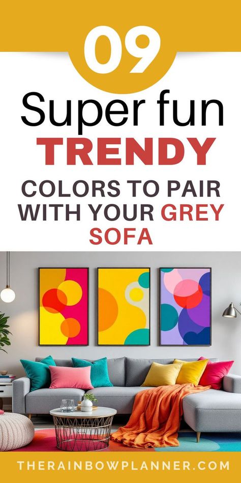 best colors for a grey couch living room Living Room Color Palette Grey Couch, Gray Couch Decor Ideas, How To Warm Up A Grey Living Room, Gray Couch Decor, Gray Couch Living Room Ideas, Couch Decor Ideas, Silver Living Room Decor, Grey Couch Decor, Grey Flooring Living Room