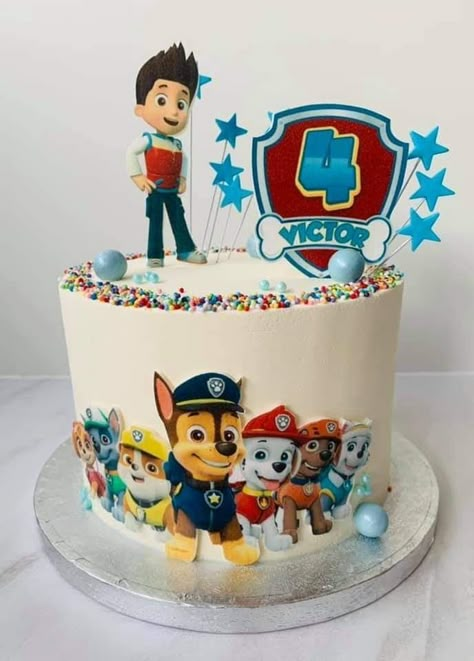 Tort Psi Patrol, Birthday Cake Paw Patrol, Paw Patrol Cake Ideas, Paw Patrol Birthday Cake Boys, Pastel Paw Patrol, Cake Paw Patrol, Paw Patrol Torte, Paw Patrol Birthday Party Cake, Paw Cake