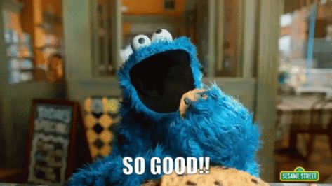 Cookie Monster Gif, Cookie Monster Funny, The Cookie Monster, Sesame Street Cookies, Starbucks Menu, Eat Cookies, Box Cake Mix, Cake Mix Cookies, Jim Henson