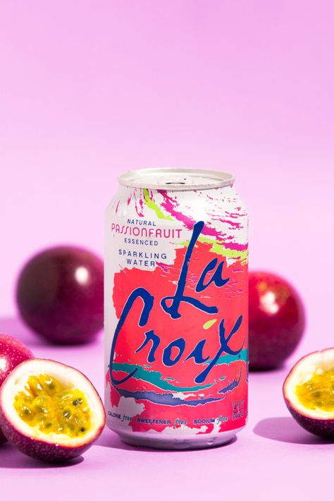 Natural LaCroix Passionfruit flavored Sparkling Water Flavored Sparkling Water, Flavored Drinks, Sparkling Water, Still Water, Passion Fruit, Beverage Can, Favorite Recipes, Sparkle, Twist