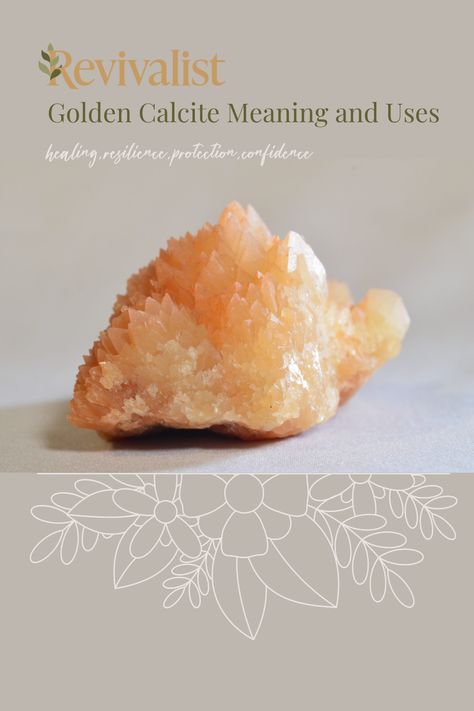 Whether you’re a crystal fanatic or you’re just getting into the art of crystal healing, you might be a bit curious about golden calcite. There are so many meanings and uses that you can explore within this lovely stone. Although there are plenty of stones out there, golden calcite — often referred to as honey calcite — has its own special properties that make it unique and fun. If you’re wondering what a golden calcite stone can do in your life, here are a few meanings and uses to keep in mind. Calcite Meaning, Solar Plexus Chakra Healing, Golden Calcite, Bad Intentions, Honey Calcite, Calcite Crystal, Solar Plexus Chakra, Energy Crystals, Chakra Healing