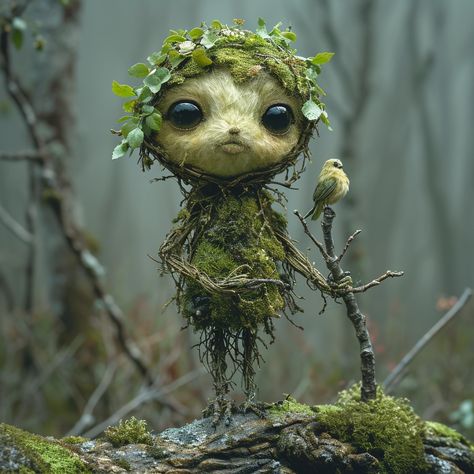 Exciting imagination showcase managed by ThetaCursed, License: CC BY-NC 4.0 Mythical Creature Art, Fiction Idea, Fantasy Art Dolls, Cute Fantasy Creatures, Forest Creatures, Fairies Elves, Art Dolls Handmade, Cute Wild Animals, Woodland Creatures