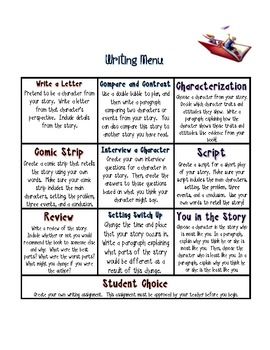 Writing and Vocabulary Novel or Book Response Choice Board Writing Vocabulary, Ela Writing, Choice Board, Student Choice, 4th Grade Writing, Work On Writing, Choice Boards, Free Writing, 4th Grade Reading