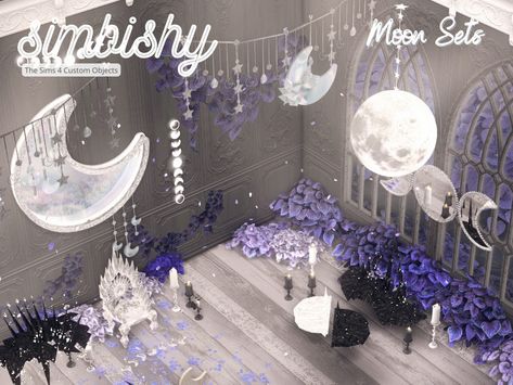 The Sims 4 Spiritual Cc, Sims 4 Winter Furniture, Sims 4 Cosmic Cc, Sims 4 Cc Hanging Fairy Lights, Moon Cc Sims 4, Jellyfish Sims 4 Cc, Sims 4 Prom Decor Cc, Magic Cc Sims 4, Sims 4 Crystals