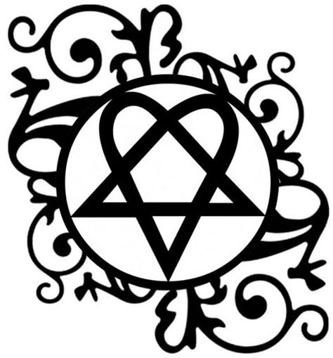 Officially decided I am going to get this heartagram tattoo on my wrist in white ink with a UV outline. Pentagram Tattoo Ideas, Heartagram Tattoo Design, Heartagram Meaning, Heart Pentagram Tattoo, Him Heartagram, Heart Pentagram, Heartagram Tattoo, Cute Tats, Cowgirl Aesthetic