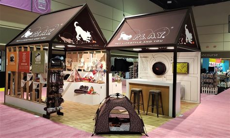 Pet Expo Booth Ideas, Pet Booth Design, Pet Exhibition Booth Design, Pet Lifestyle, Pet Store Design, Pet Event, Luxury Tree Houses, Event Booth Design, Trade Show Booths