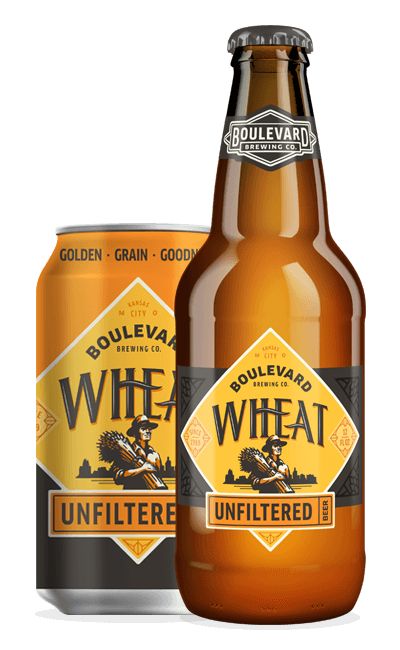 Boulevard Unfiltered Wheat Beer--- available on tap at Boulevard Grill Lawrence Beer Branding, American Beer, Wheat Beer, Beer Company, Beer And Wine, Chicken Dip, Micro Brewery, Beer Brands, Beer Packaging