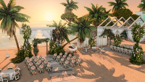 Sims 4 Wedding Venue No Cc, Sims4 Lots, Sims 4 No Cc, Lotes The Sims 4, The Sims 4 Lots, Cc Mods, Sims 4 House Plans, Sims 4 House Building, Sims 4 Game Mods