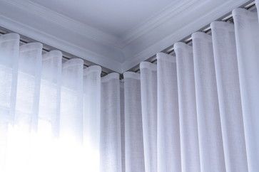 Ripplefold Drapery Design Ideas, Pictures, Remodel, and Decor Ripplefold Drapery, Ripple Fold Drapes, Cortina Wave, Ripplefold Curtains, Ripplefold Draperies, Wave Curtains, Linen Drapery, Drapery Designs, House Blinds