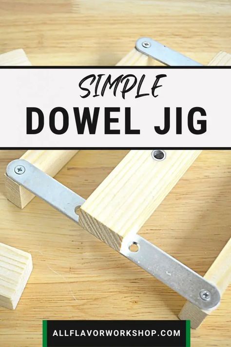 Diy Dowel Jig, Doweling Jig, Woodshop Ideas, Woodworking Jig Plans, How To Make Home, Jigsaw Projects, Dowel Jig, Woodworking Jigsaw, Wood Chisel