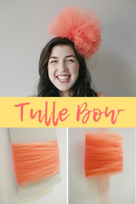 Fun and Fluffy Tulle Hats • A Subtle Revelry Tulle Headband Diy, Fasinators Diy Head Bands, Fasinators Diy Ideas, Diy Facinators, Kentucky Derby Hats Diy Funny, Diy Tulle Bow, Christmas Hats Ideas, Tulle Accessories, Kentucky Derby Hats Diy Ideas