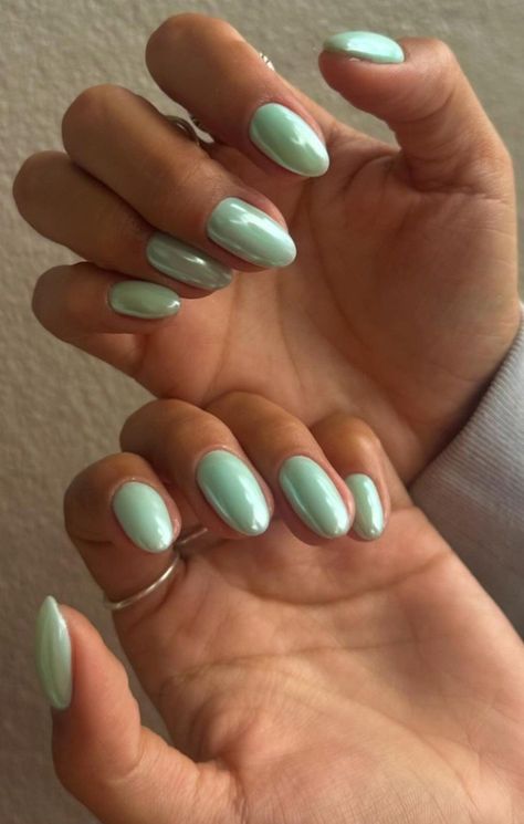 2024 Nail Trends Almond Shape, Trendy Beach Nails, Cute Beach Nails, Beach Nails Designs, Nail Photography, College Nails, Beach Themed Nails, Nails Board, Blue Chrome Nails