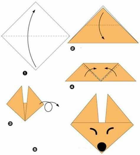 Simple Origami For Kids, Origami Návody, Origami Easy Step By Step, Easy Origami For Kids, Origami For Kids, Simple Origami, Origami Star Box, Kids Origami, Origami For Beginners