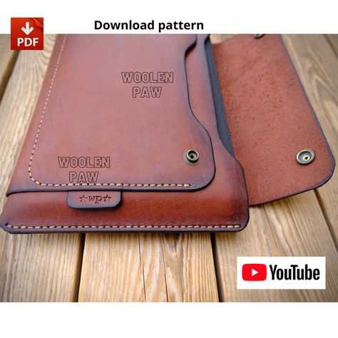 Leather Pouch Pattern, Leather Patterns Templates, Leather Knife Sheath Pattern, Samsung Tablet Case, Handmade Leather Work, Leather Handbag Patterns, Leather Bag Tutorial, Leather Working Patterns, Diy Leather Projects