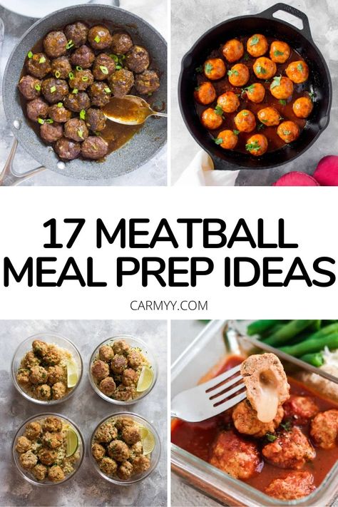 Meatball Meal Prep Recipes, Meatball Prep Meal, Meatballs For Meal Prep, Lunch Meatball Meal Prep, Meal Prep For The Week Meatballs, Meal Prep Ideas Meatballs, Meatball Lunch Recipes, Cold Meatball Lunch, High Protein Meatball Meal Prep