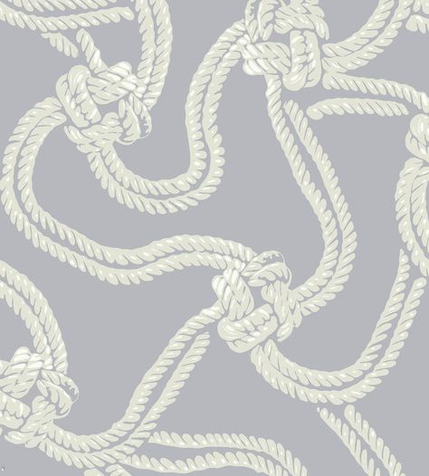 Nautical Rope Wallpaper Nautical Prints, Nautical Wallpaper, Rope Pattern, Conversational Prints, Cole And Son Wallpaper, Dark Blue Wallpaper, Wallpaper Uk, Rope Light, Cole And Son