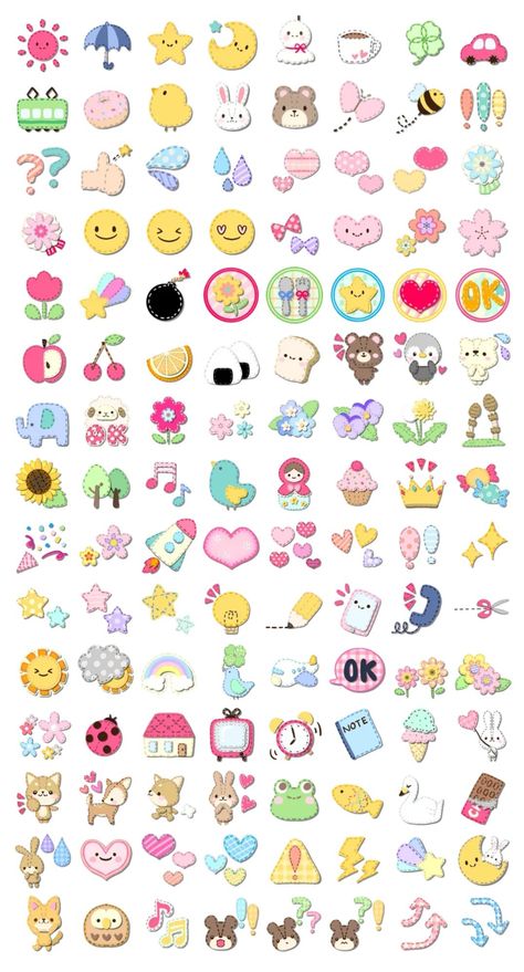 Journalling Stickers, Tiny Doodles, Sticker Making, Stickers Ideas, Cute Easy Doodles, Disney Emoji, Easy Doodles, Object Drawing, Diary Ideas