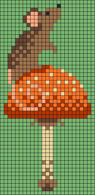 Rat Pixel Art Grid, Small Pixel Pattern, Moomin Alpha Pattern, Funny Pixel Art Grid, Alpha Pattern Animals, Fall Alpha Patterns, Mushroom Alpha Pattern, Funny Pixel Art, Mouse Cross Stitch