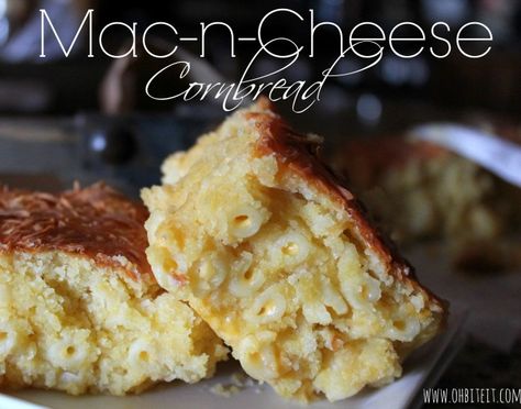 Glamping Recipes, Cheese Cornbread, Cheesy Mac And Cheese, Sweet Cornbread, Cornbread Mix, Blueberry Cream Cheese, Matter Of Time, Sharp Cheddar, Sharp Cheddar Cheese