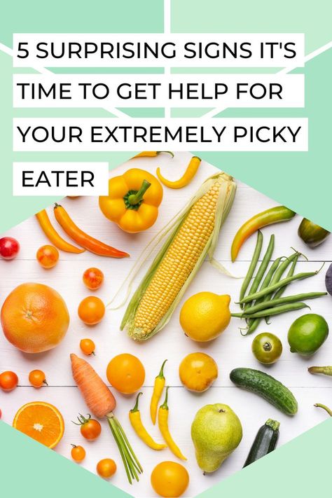 This article explains how to know when it’s time to get help for your extremely picky eater and covers ways you can get support to help your picky eater try new foods. Feeding Picky Eaters, Mommy Makeover, Picky Eaters, Different Recipes, How To Know, Nutrition, Signs