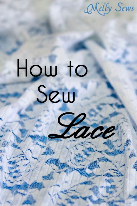 How to Sew Lace Melly Sews, Hantverk Diy, Sewing Lace, Sewing 101, Beginner Sewing Projects Easy, Sewing Diy, Creation Couture, Stenciling, Sewing Projects For Beginners