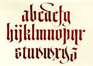 Calligraphy Alphabet : medieval calligraphy alphabet ~ plus lots of other alphabets to chose from. Calligraphy Blackletter, Letters Styles, Medieval Calligraphy, Fancy Handwriting, Gothic Letters, Gothic Alphabet, Knight Party, Gothic Lettering, Best Typography