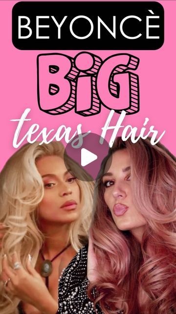 Big Texas Hair Tutorial, Texas Hairstyles, Big Texas Hair, Clean Dry Shampoo, Texas Hair, Hair Volume Spray, How To Get Bigger, Hot Rollers, Bouncy Hair