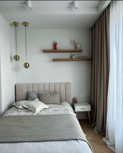 Ideas Small Bedroom, Small Bedroom Design Ideas, Small Bedroom Makeover, Functional Bedroom, Bedroom Pop Design, Small Bedroom Interior, Creative Design Ideas, Small Bedroom Layout, Diy Loft Bed