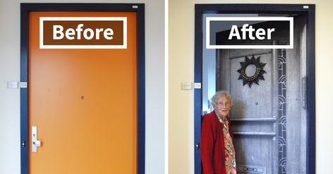 Company Recreates Doors Of Dementia Patients’ Houses To Help Them Find Rooms And Feel At Home | Bored Panda Home Decor Australia, Modern Shabby Chic, Baroque Decor, Furniture Cleaner, Interior Design Courses, Teak Outdoor Furniture, Italian Decor, Door Stickers, Teak Outdoor