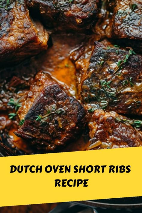 Tender Dutch Oven Short Ribs Short Ribs On Stove Top, Easy Short Ribs Recipe Ovens, Dutch Oven Braised Short Ribs, Short Ribs Dutch Oven Recipe, Braised Beef Short Ribs Dutch Ovens, Boneless Short Ribs Recipe Ovens, Gluten Free Dutch Oven Recipes, Short Ribs Recipe Stove Top, Shortribs Dutchoven